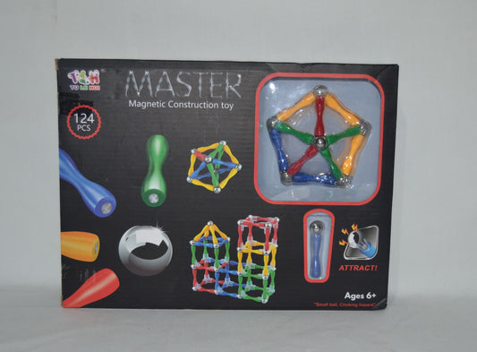 Magnetic Blocks 124 Pcs