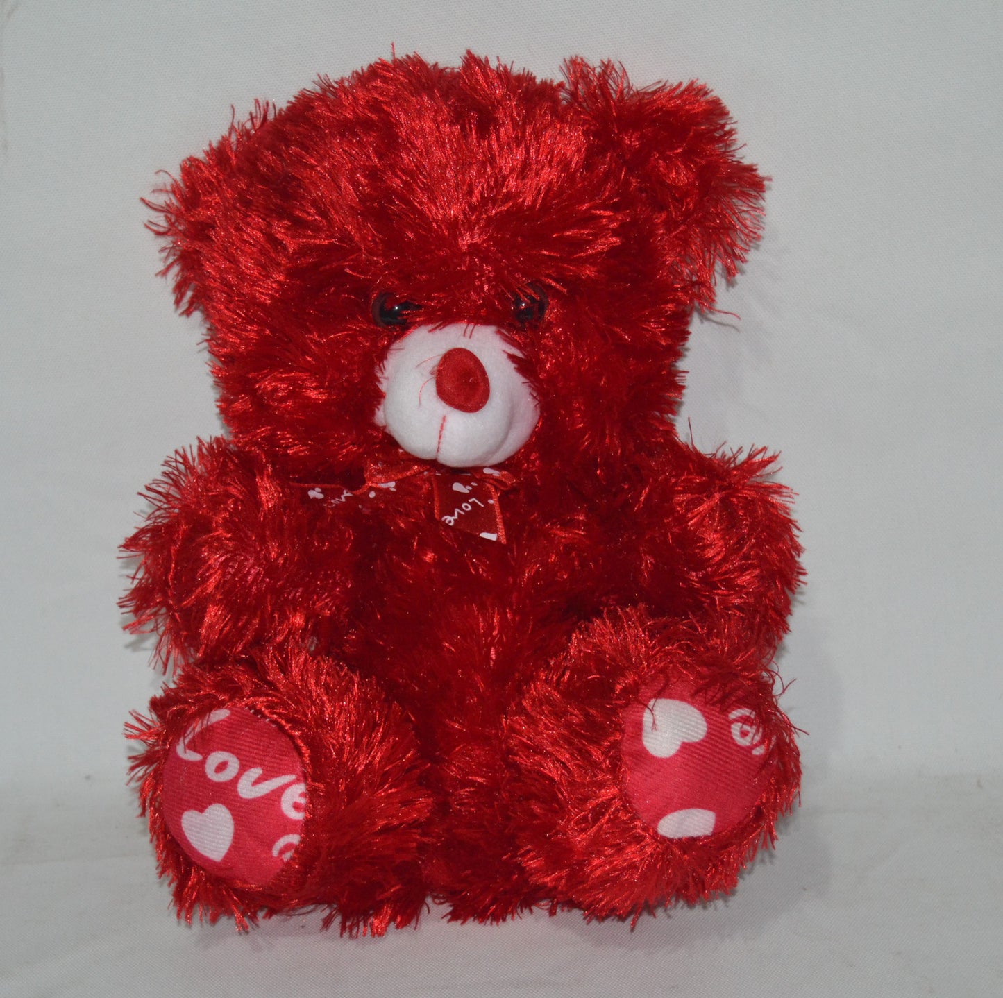 Teddy Bear Stuffed Red Fur