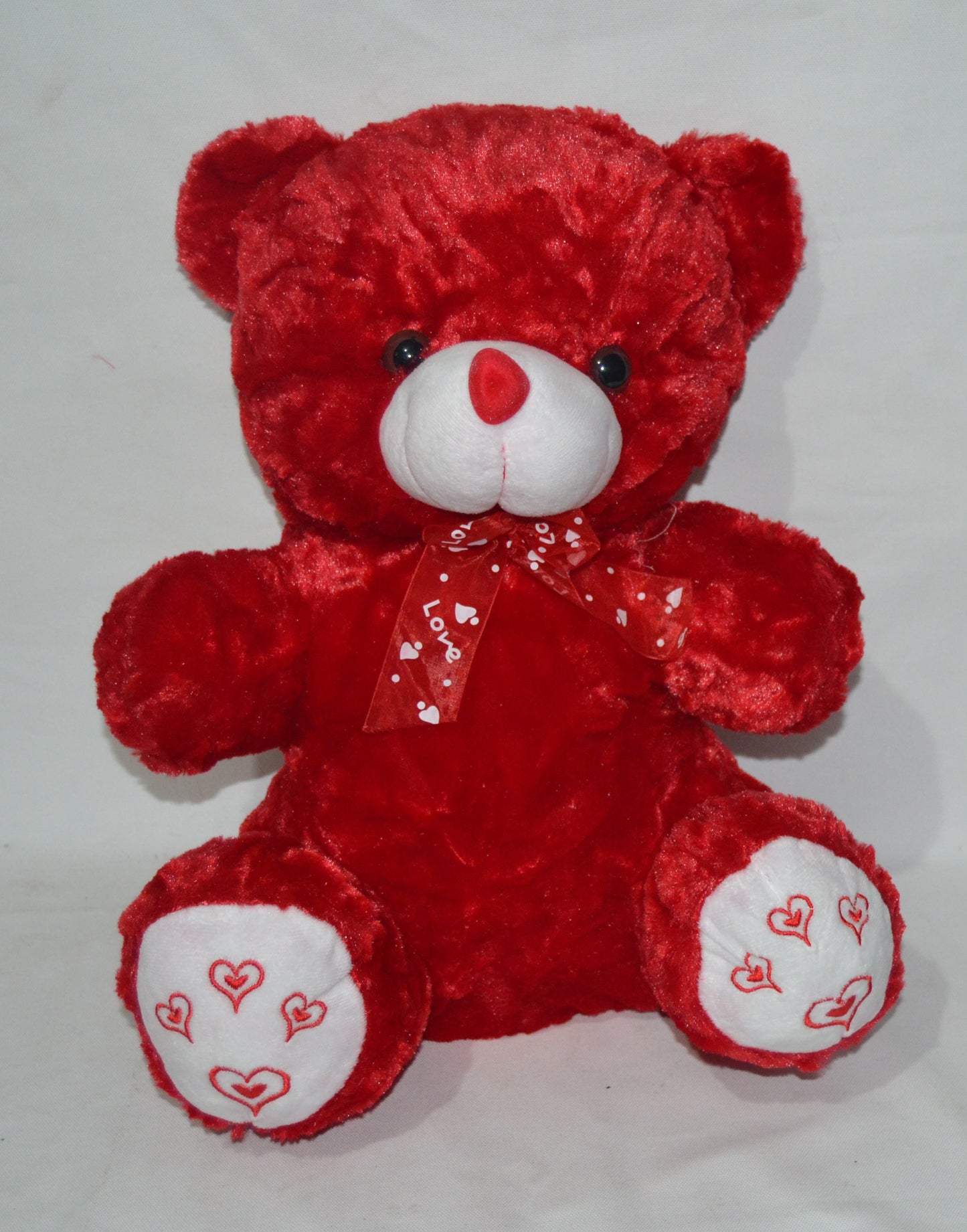 Teddy Bear Stuffed Red